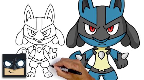 lucario drawing easy|How to draw Lucario (Pokémon) – drawing tutorial video on Vimeo.